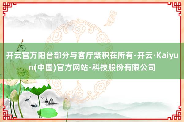开云官方阳台部分与客厅聚积在所有-开云·Kaiyun(中国)官方网站-科技股份有限公司